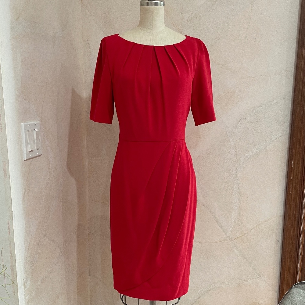 L.K. Bennett Red Cocktail Dress